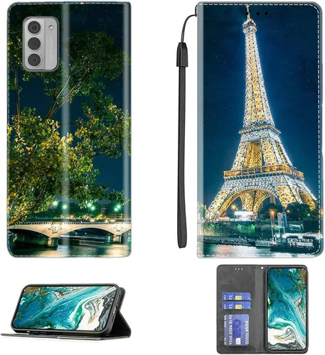 Vista 208 de Aroepurt Funda para UMIDIGI G1 Plus compatible con UMIDIGI G1 Plus Funda para teléfono Funda de piel sintética con función atril magnética CPT15