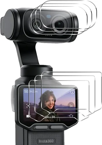 Vista 8 de Protector de pantalla para Insta 360 GO Ultra HD vidrio templado, antiarañazos, alta definición transparente, para Insta 360 GO Ultra