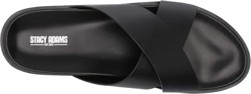 Vista 5 de Stacy Adams Men's Montel Cross Strap Slide Sandal Loafer