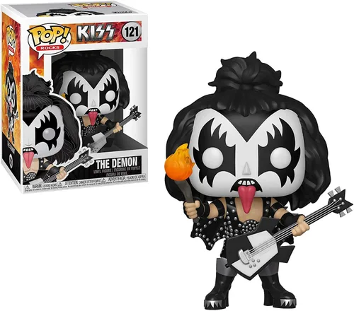 Vista 3 de FunKo Pop! Rocks: KISS Figuras coleccionables de vinilo, 3.75 pulgadas (juego de 4)