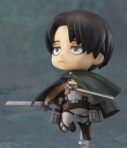 Vista 2 de Figura de acción Good Smile Attack On Titan Levi Nendoroid