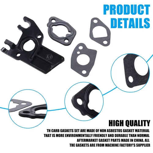 Vista 3 de JINGKE Juntas de carburador compatibles con Honda GX200 y Clones Coleman Predator 212cc Ct200u Bt200x 159cc 196cc 224cc etc. 5 paquetes (para motor)