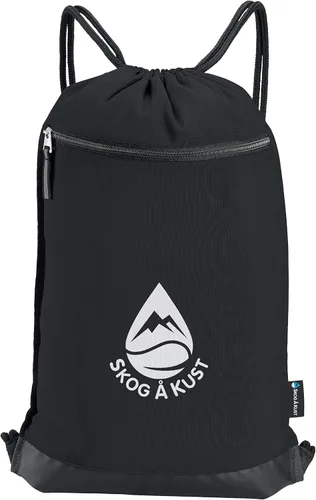 Vista 2 de Skog Å Kust GymSak - Bolsa de cincha con cordón 2 en 1 con bolsa seca impermeable extraíble