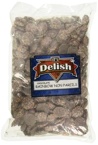 Vista 2 de Its Delish - Nonpareils de chocolate arcoíris de 16 onzas
