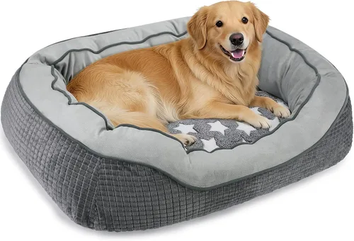 Vista 9 de Camas para perros y gatos pequeños, medianos y grandes. Cama lavable para mascotas, sofá cama ortopédica para perros, cama suave y calmante