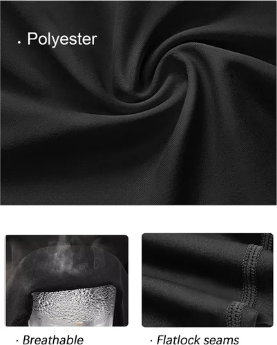 Vista 5 de TELALEO Paquete de 4, 3, 2, 51 paquete de camisetas de compresión para niños y niñas, camiseta interior de manga larga para jóvenes, camiseta