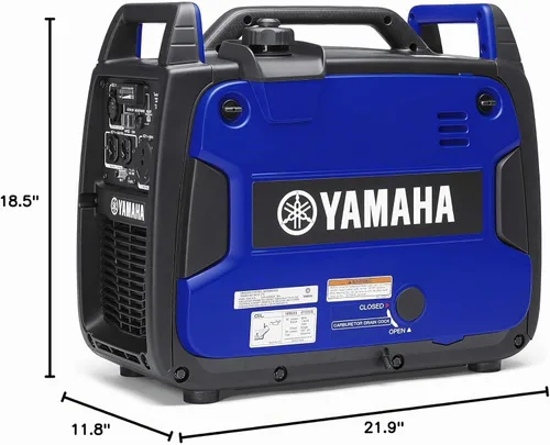 Vista 17 de Generador inversor YAMAHA EF2200iS, 2200 vatios, azul