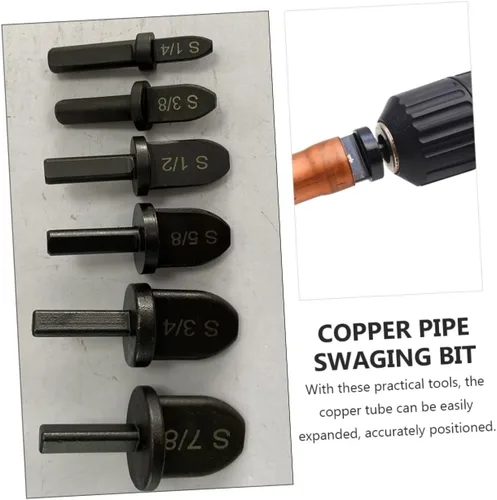 Vista 8 de 6 unids herramienta de abocinación de cobre manual de brocas de estampación de cobre expansor para mantenimiento Diseño compacto para equipos