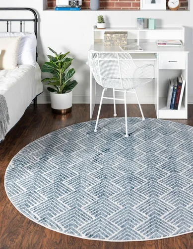 Vista 17 de Unique Loom Eco Trellis Collection - Alfombra de área - Osage (rectangular 2 pies 0 pulgadas x 3 pies 0 pulgadas, marfil carbón)