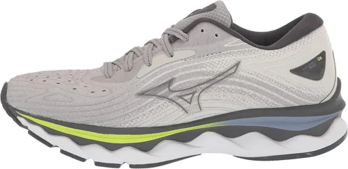 Vista 8 de Mizuno Tenis de correr Wave Sky 6 para mujer, gris (Ultimate Grey)