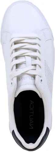 Vista 4 de Nautica Mocasines clásicos de moda con cordones para hombre, estilo casual y cómodo