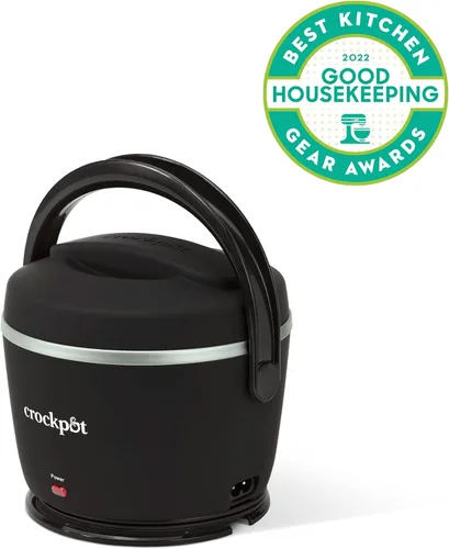 Vista 7 de Crock-Pot Fiambrera eléctrica portátil de 20 onzas, regaliz negro, perfecta para viajes sobre la marcha y uso en la oficina (paquete de 4)