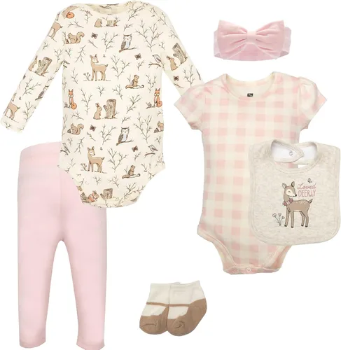 Vista 57 de Hudson Baby Juego de canastilla de algodón unisex para bebé Arcos de ballet Bunny