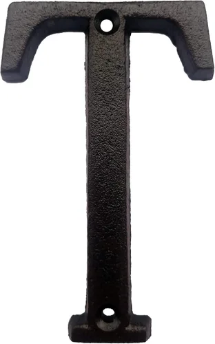 Vista 18 de BetLight Número de casa de hierro fundido de 5.5 pulgadas de alto, números de dirección de casa sólidos, elegante acabado marrón negro, fácil