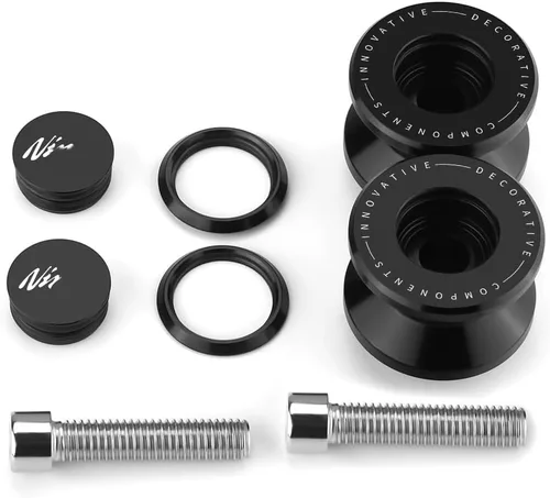 Vista 2 de Carretes basculantes de 8 mm para Ninja 400 650 1000SX ZX-6R ZX-10R ZX-25R 2023 2024 2025 Soporte de bastidor trasero Carretes basculantes