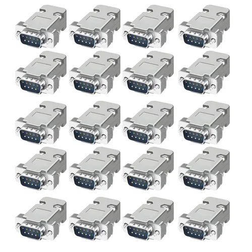 Vista 7 de Juego de adaptadores de conectores de placa de ruptura de tipo hembra DB9 20PCS DB9