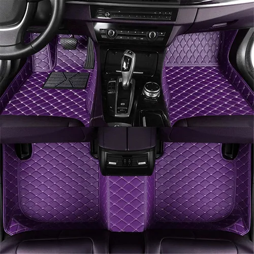 Vista 15 de Alfombra de piso de coche para A B C CLA CLS CLK GLE GLS GLA GLB GLC GLK GL ML G S SL CL SLC R SLK EQA EQB EQC EQS EQE Alfombras impermeables Negro