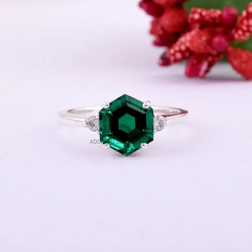 Vista 29 de Anillo de plata de ley 925 para mujer, anillo de diamantes de imitación de aguamarina de plata esterlina, anillo Art Deco de marzo, piedra natal