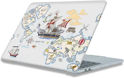 Vista 22 de Funda compatible con MacBook Air de 15 pulgadas M5 M4 M3 M2 2023 Negro (Black Lace)