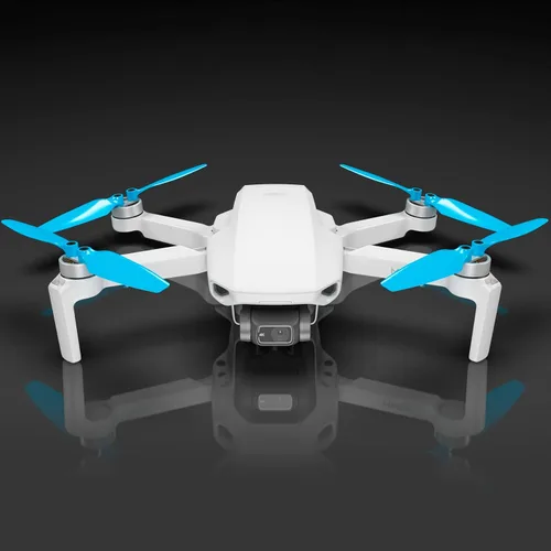 Vista 5 de Master Airscrew Bundle - Hélices Stealth para DJI Mini 2, Mini 2 SE, Mini SE y Mini 4K - Rojo + Azul