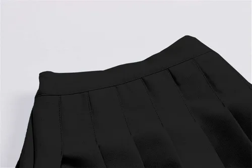 Vista 3 de SANGTREE - Minifalda plisada para mujer con cómoda falda casual elástica para patinadora, US XS - US 4XL