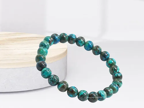 Vista 103 de Amazing Gemstone Crystal Bracelet for Women Men's Gifts - Protection Healing Crystal Bracelet - 8mm Gemstone Beaded Stretchable Bracelet Pulseras