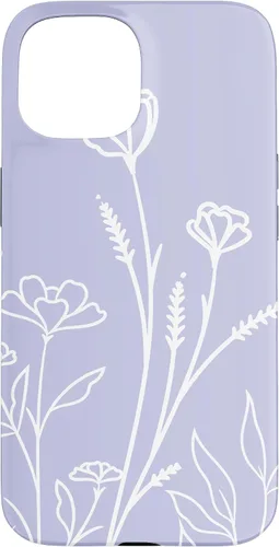 Vista 6 de Summer Wildflowers Pattern Pastel Design Floral Periwinkle Case for iPhone 17