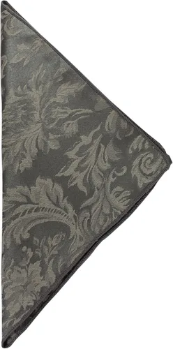 Vista 7 de Ultimate Textile Miranda Damask - Servilletas de tela negra de damasco, 17 x 17 pulgadas (juego de 24), cuadradas, lavables, de algodón y poliéster
