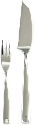 Vista 13 de MEPRA 105022005 Arte - Juego de cubiertos de 5 piezas de acero inoxidable 18/10, estilo americano, para comedor fino, apto para lavavajillas