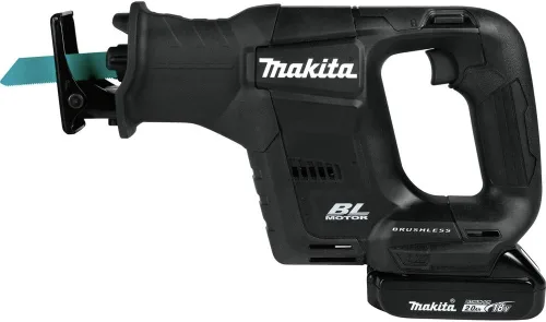 Vista 2 de Makita XRJ07R1B 18V LXT Kit de sierra recíproca inalámbrica sin escobillas de iones de litio subcompacto (2.0Ah)
