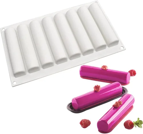 Vista 13 de mostsom Moldes de silicona para hornear pastel de mousse, molde de silicona para chocolate, molde de postre francés para chocolate pastelero, moldes