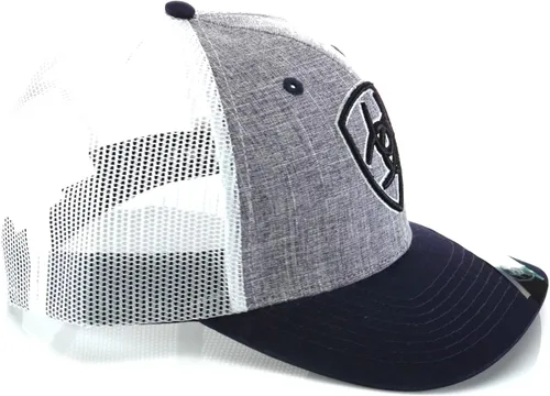 Vista 3 de ARIAT Sombrero de malla ajustable con logotipo bordado para hombre