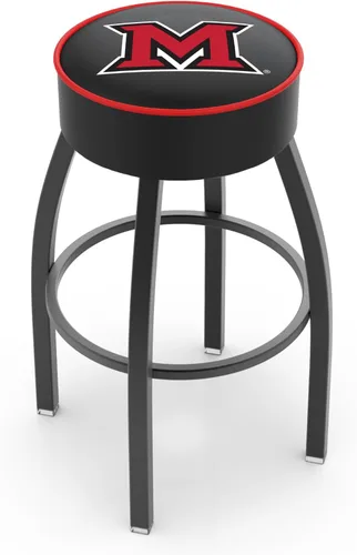 Vista 38 de The Holland Bar Stool Company L8B1-4 Georgia Tech - Taburete giratorio con base antiarrugas, color negro