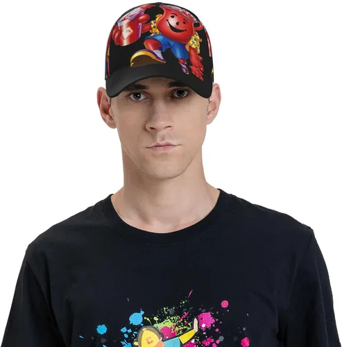 Vista 5 de atgzfdr Kool Anime Aid - Gorra de béisbol ajustable con ala curvada para hombre y mujer, color negro, Negro