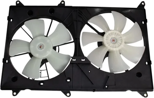Vista 140 de Conjunto de ventilador de refrigeración dual del radiador TRQ Para Toyota Avalon 2013-2018 Camry 2012-2017 TO3115173
