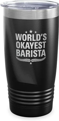 Vista 153 de World's Okayest Accountant - Vaso de regalo para compañeros de trabajo, regalo para miembros de la familia, regalos de Navidad, tazas de café