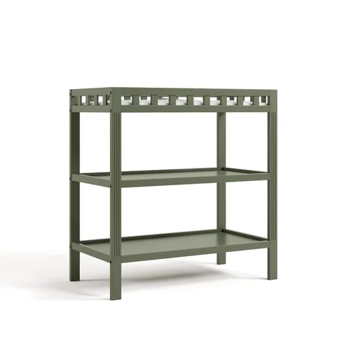 Vista 20 de Storkcraft Morningside - Cuna convertible 5 en 1, color verde oliva