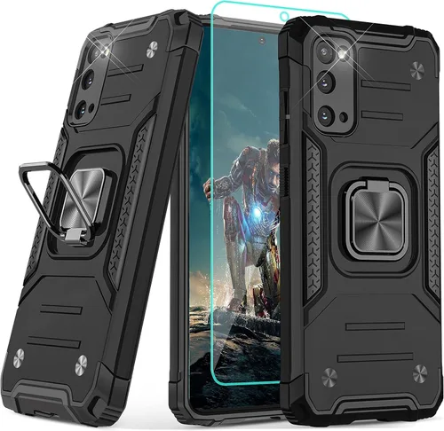 Vista 64 de YmhxcY Funda para Galaxy Note 8, funda para Galaxy Note 8 con protector de pantalla curvado 3D, fundas de grado armadura con soporte giratorio