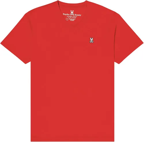 Vista 3 de Psycho Bunny Camiseta de manga corta con cuello en V para hombre