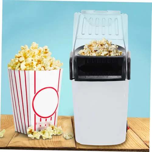 Vista 3 de Ciieeo 1 juego automático de palomitas de maíz para el hogar, máquina de palomitas de maíz para uso doméstico, para reuniones familiares y fiestas