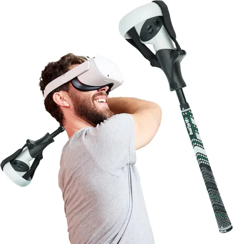 Vista 11 de DeadEyeVR - DriVR Golf Club for Quest - Realistic VR Golf Simulator Handle - Weighted VR Golf Club Grip for Enhanced Play (DriVR Apex)