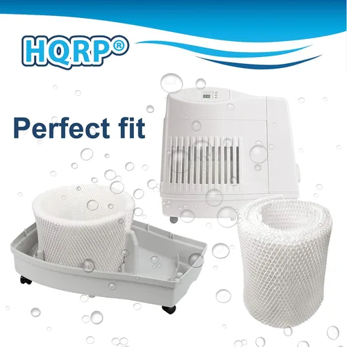 Vista 4 de HQRP Filtro de mecha humidificador compatible con Kenmore 14906 EF1 EF-1, Emerson MoistAir MAF1 MAF-1 estilo consola, humidificadores de aire