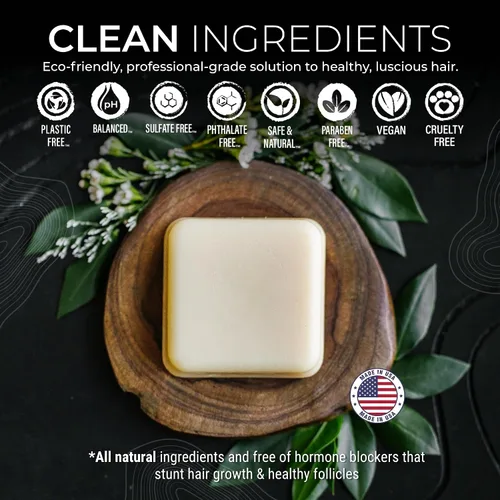 Vista 8 de Viori Citrus Yao - Barra de acondicionador hecha con agua de arroz, acondicionador orgánico totalmente natural hecho a mano