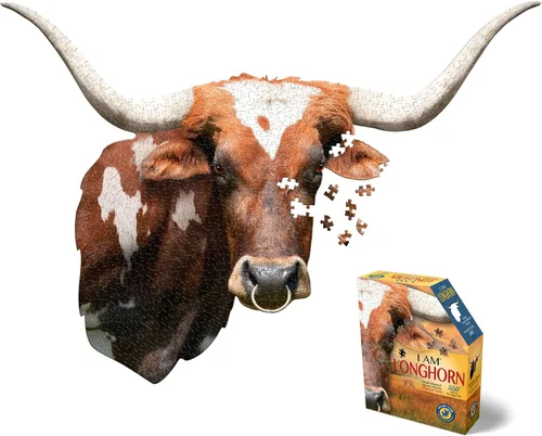 Vista 5 de Madd Capp Rompecabezas - I AM Buck - 550 piezas - Rompecabezas en forma de animal