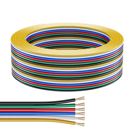 Vista 11 de BTF-LIGHTING - Cable de extensión de 18 AWG de 2 pines de 32.8 pies, componente reconocido por UL 2 Conductor Low Voltage Electrical Wire, For