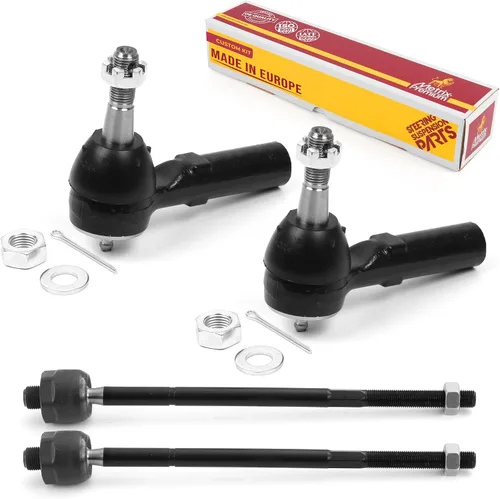 Vista 187 de Metrix Premium Chassis Parts - Kit de 4 piezas de extremos de barra de acoplamiento frontal exterior e interior compatible con Nissan Pathfinder