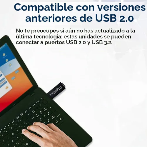 Vista 6 de Centon Electronics DataStick Pro - Unidad flash USB 3.2 Gen1, 128 GB, 5 unidades flash USB, paquete de 5 unidades, color negro