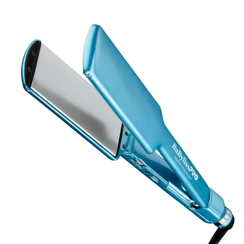 Vista 9 de BabylissPRO Nano Titanium Ultra-Thin Hair Straightener, Professional Flat Iron, 5-Inch Extended Plates for Faster Straightening, for All Hair Types