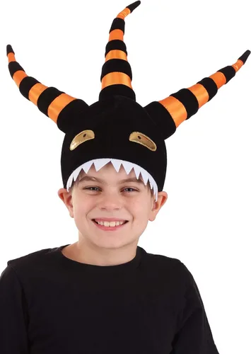 Vista 9 de Nightmare Before Christmas Sombrero de peluche de arlequín demonio