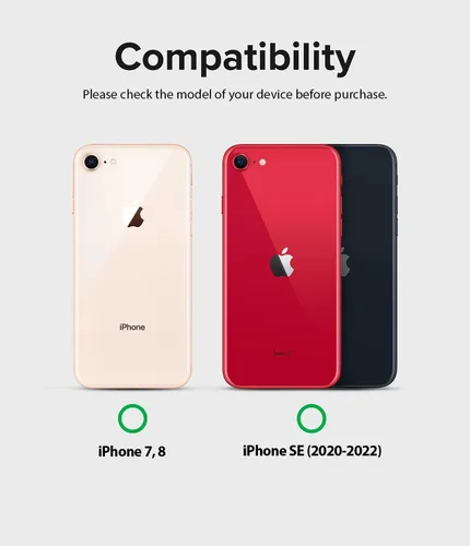 Vista 2 de Ringke Onyx - Funda protectora compatible con iPhone SE 5G (3ª generación, 2022), resistente, duradera, a prueba de golpes, de poliuretano marino
